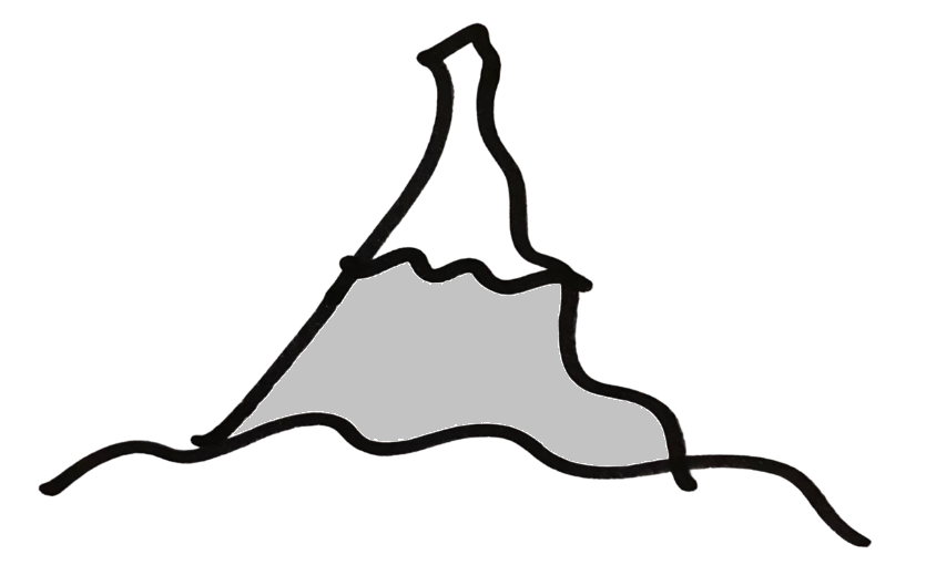 mountain drawing